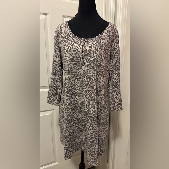 Soma Gray Patterned Blouse - Picture 1 of 9